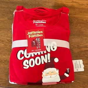 Christmas Jammies- “coming soon” Santa print